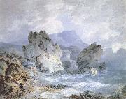 Joseph Mallord William Turner Landscape of Seashore oil painting artist